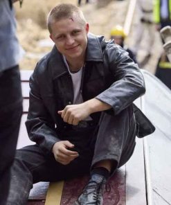 Shop Holden Dwyer Home and Away Black Leather Jacket