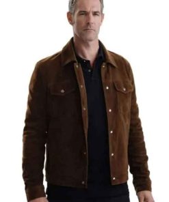 Buy James Van Der Beek The Gates Suede Leather Jacket