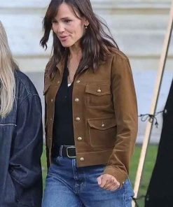 Shop Jennifer Garner The Last Thing He Told Me S02 Brown Jacket