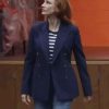 Buy Jessica Chastain Dreams Jennifer McCarthy Blue Blazer