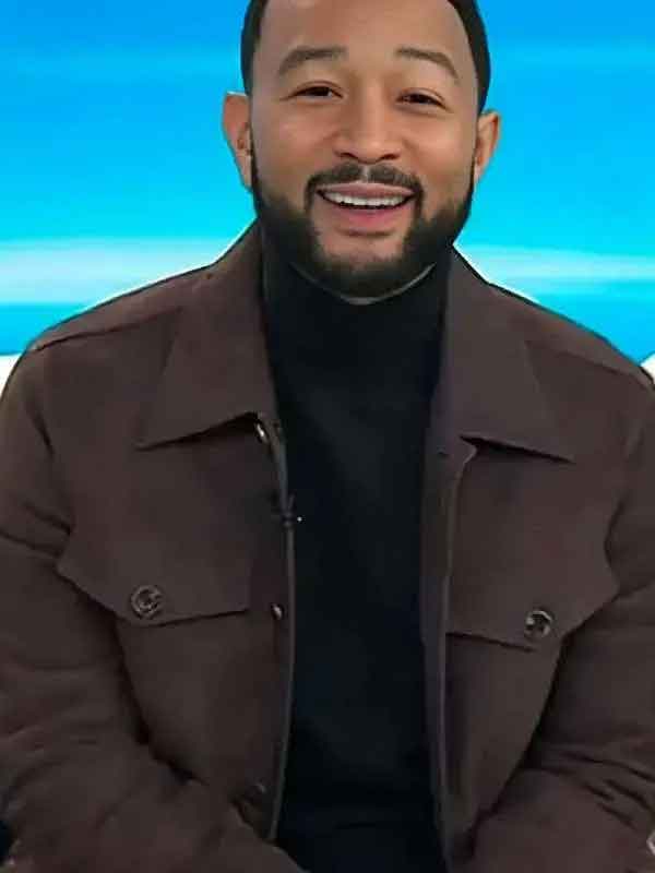 Shop John Legend The Today Show Suede Jacket