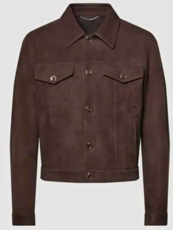 Buy John Legend The Today Show Brown Suede Jacket