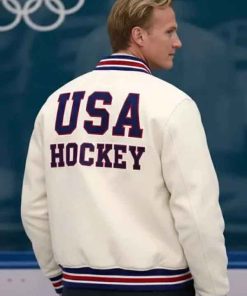 Shop John Wroblewski Hockey Team Olympic Game Varsity Jacket