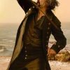 Shop Karl Urban The Bluff Black Wool Coat