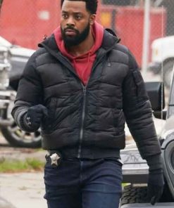 Buy LaRoyce Hawkins Chicago PD S12 Kevin Atwater Black Puffer Jacket