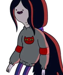 Shop Grey Pullover Marceline Cat Sweater