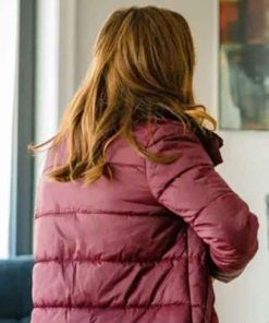 Shop Marina Squerciati Chicago PD Red Puffer Jacket