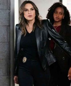 Shop Mariska Hargitay Law and Order SVU Leather Blazer