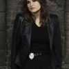 Buy Mariska Hargitay Law and Order SVU Black Leather Blazer