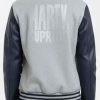 Buy Marty Supreme Grey and Navy Blue Varsity Jacket