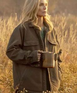 Shop Michelle Pfeiffer The Madison Brown Jacket