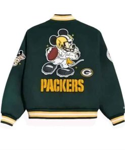 Buy Mickey Mouse Green Bay Packers Varsity Jacket