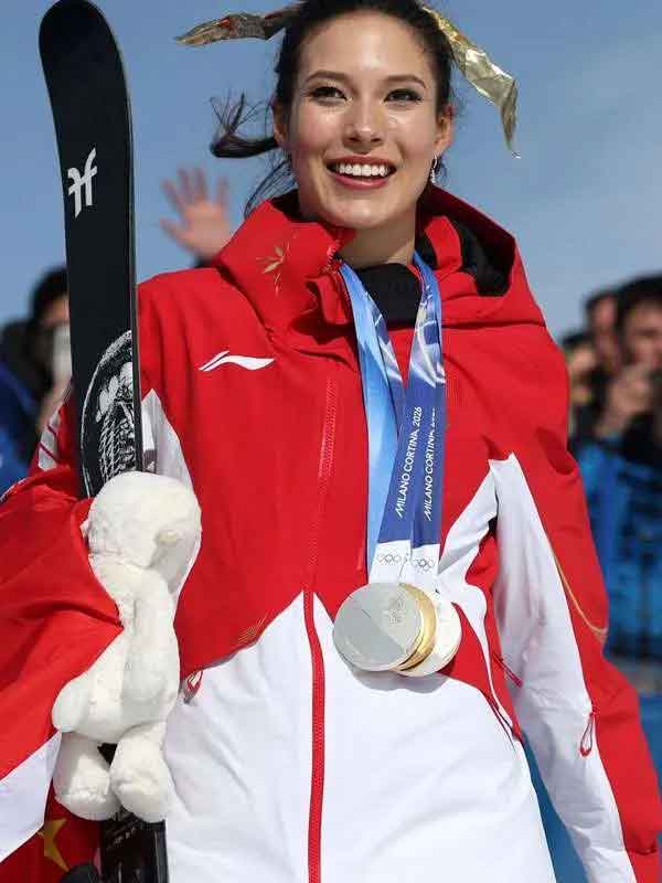 Shop Team China Eileen Gu Ailing Milano Cortina Winter Olympics Jacket