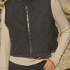 Shop Missy Peregrym FBI S08 Black Quilted Vest
