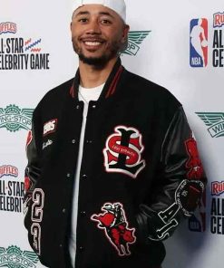 Shop NBA All-Star Celebrity Game Mookie Betts Black Jacket