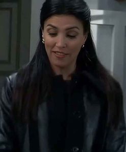 Buy Nazneen Contractor General Hospital Black Shearling Coat