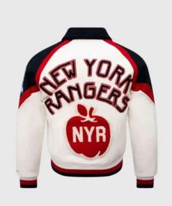 Shop New York Rangers NHL Winter Varsity Jacket