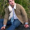 Shop Nicholas Cartwright Home and Away Brown Sherpa Jacket