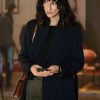Shop Necar Zadegan CIA Nikki Reynard Black Trench Coat