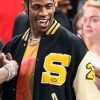 Buy Travis Scott Black and Off White Varsity Jacket
