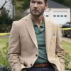 Shop Mark-Paul Gosselaar Will Trent Paul Campano Beige Blazer