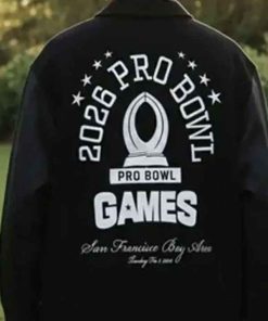 Buy Pro Bowl Games Black Varsity Jacket