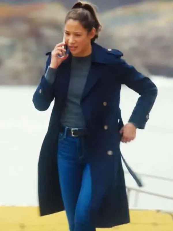 Buy Sarah Truong Hudson and Rex Blue Wool Coat