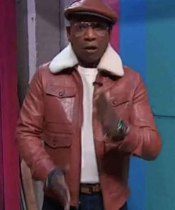 Shop Guy Torry Sherri Brown Leather Jacket