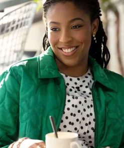 Shop Shrinking S03 Jessica Williams Green Jacket