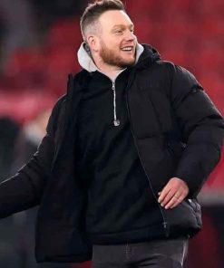 Shop Kim Hellberg Black Puffer Jacket