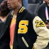 Shop Paris Olympics Travis Scott Black and Off White Jacket
