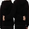 Shop Valentine Day Couples Pink Hearts Hoodie