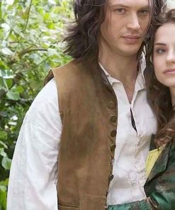 Shop Wuthering Heights Tom Hardy Brown Vest
