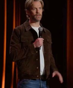 Buy Anthony Jeselnik Bones and All Suede Jacket