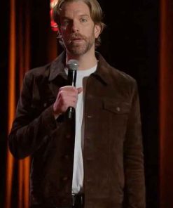 Shop Anthony Jeselnik Bones and All Leather Jacket