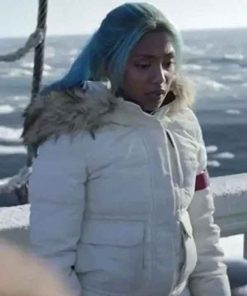 Buy Charithra Chandran One Piece White Puffer Jacket