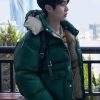 Buy Choi Woo-shik Number One Green Puffer Jacket