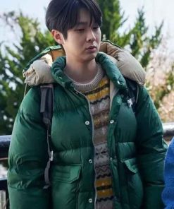 Shop Choi Woo-shik Number One Green Jacket