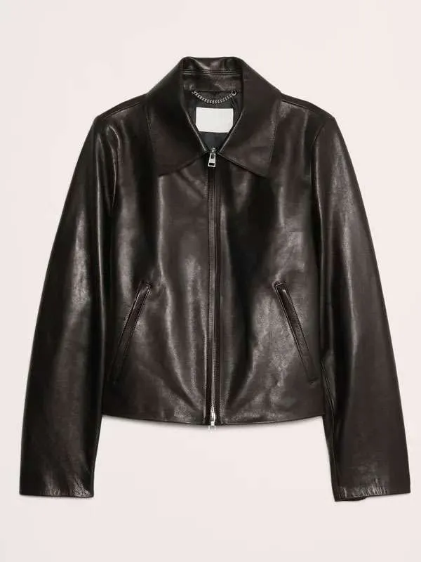 Buy Doc-S02-Amirah-Vann-Black-Leather-Jacket