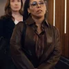 Buy Doc-2026-Gina-Walker-Brown-Leather-Jacket