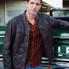 Buy Dwayne Pride NCIS Origins S02 Brown Leather Jacket