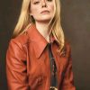 Shop Margo Millet Margo’s Got Money Troubles Elle Fanning Leather Jacket