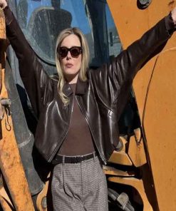 Shop Gillian Jacobs The Musical Leather Jacket