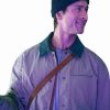 Buy Becket Redfellow How to Make a Killing Glen Powell Grey Jacket