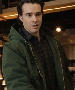 Alternative view of Jake Griffin Law and Order SVU S27 Green Jacket