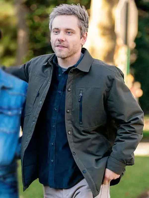 Shop James Austin Kerr The Hunting Party S02 Green Jacket
