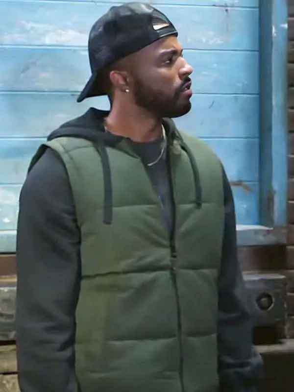 Shop Jibre Hordges Beyond the Gates Green Vest