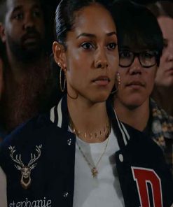 Alternative view of Dead Deer High Kyla Brown Varsity Jacket