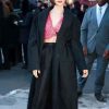 Buy Lily Collins Fashion Show Black Coat