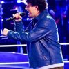 Shop Lucas West The Voice S29 Blue Leather Jacket